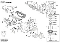 Bosch 3 601 H56 304 GWS 26-230 B Angle Grinder Spare Parts